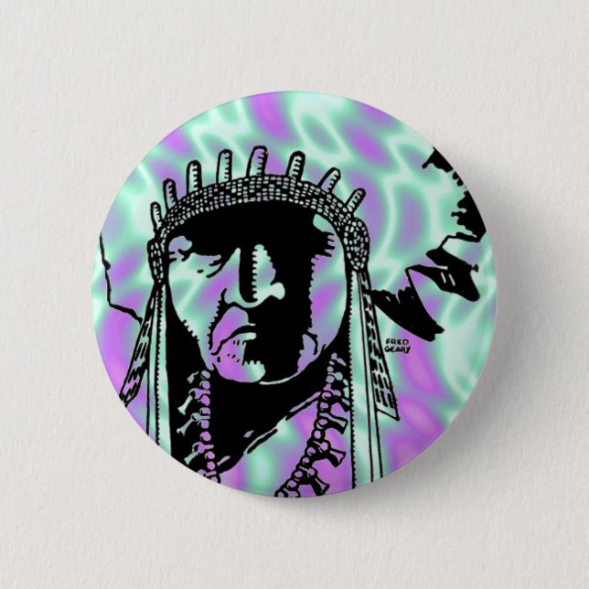 Alien Green, Indian Button (Front)