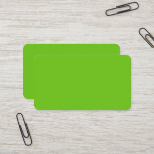 Alien Green Rounded Business Card