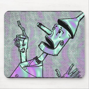 Alien Green, Tin Man Mouse Pad