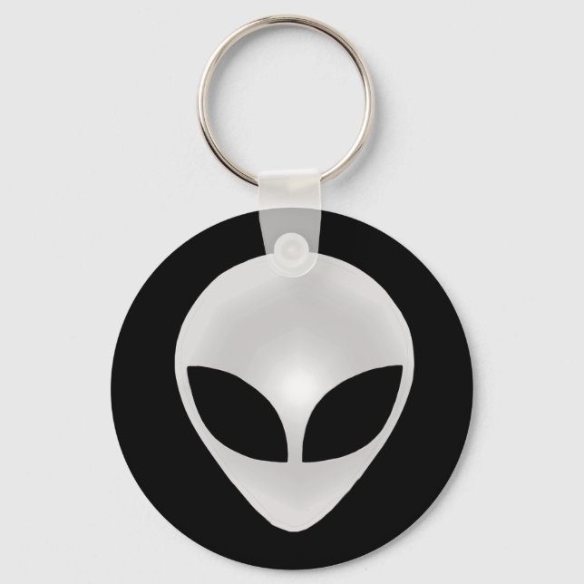 Alien Grey Head Key Ring (Front)