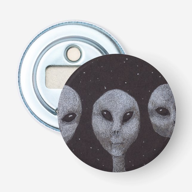 Alien Greys Bottle Opener (Front)