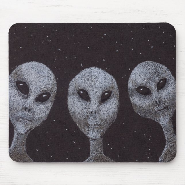 Alien Greys Mouse Mat (Front)