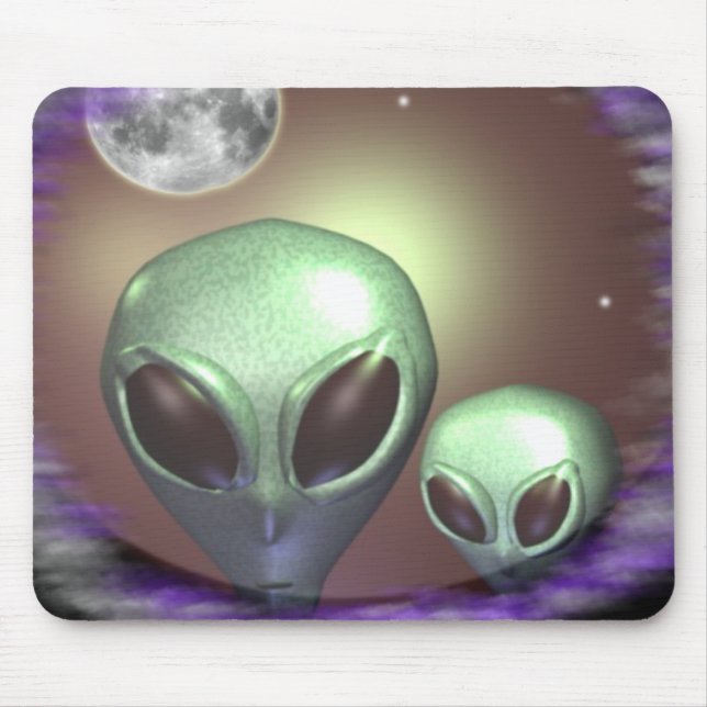 Alien greys mouse mat (Front)