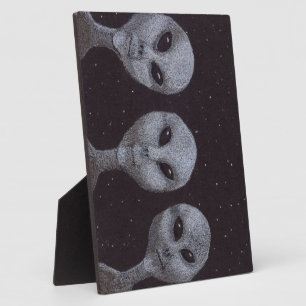 Alien Greys Plaque