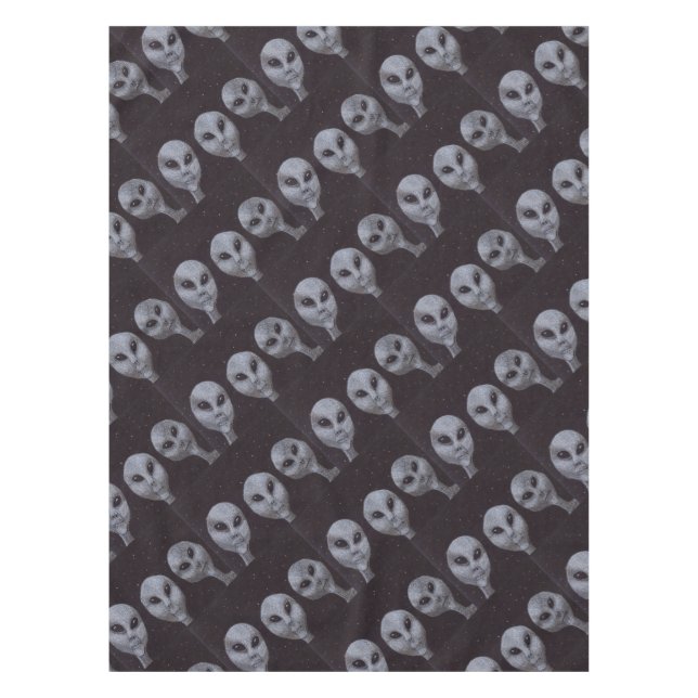 Alien Greys Tablecloth (Front)