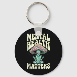 Alien Groovy Mental Health S Mental Health Awarene Key Ring