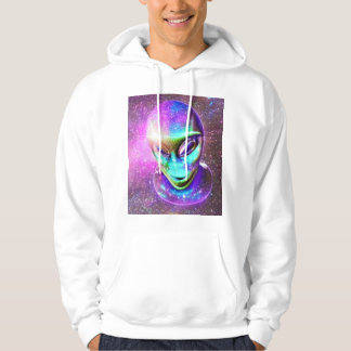 Alien Head 3D Like Hoodie