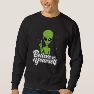 Alien Head Area 51 Ufo Aliens Space Funny Gift Sweatshirt