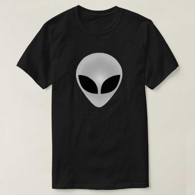 Alien Head Dark T-Shirt (Design Front)