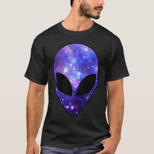 Alien Head Galaxy Alien Costume Believe UFO T-Shirt