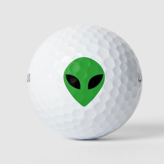Alien Head Golf Balls (Front)