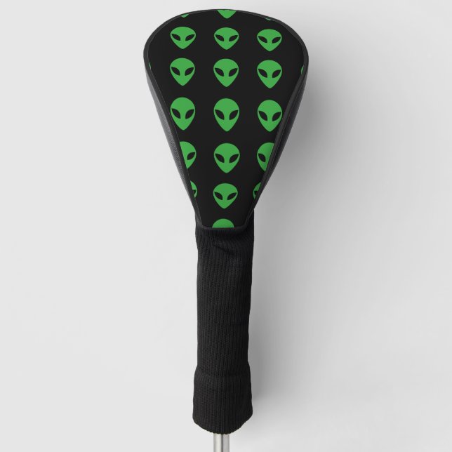 Alien Head Golf Head Cover (Front)