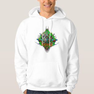 Alien Head - green Hoodie