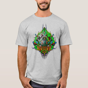 Alien Head - green T-Shirt