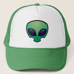 Alien Head Icon Trucker Hat