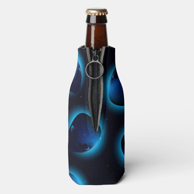 Alien head in space bottle cooler (Bottle Back)