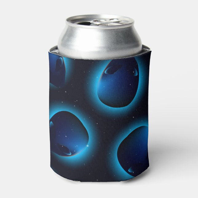 Alien head in space can cooler (Can Front)