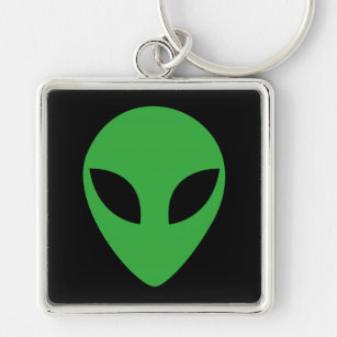 Alien Head Key Ring