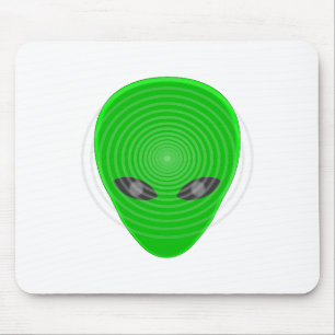 Alien Head Mind Control Mouse Mat