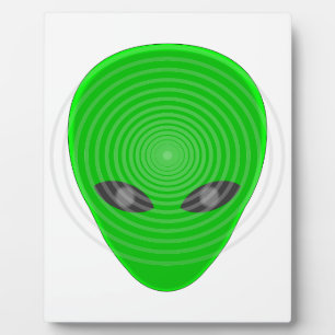 Alien Head Mind Control Plaque