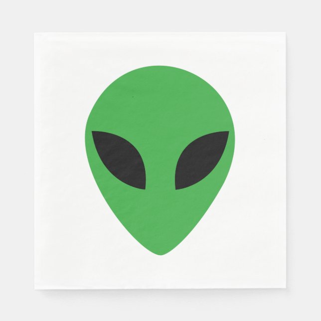 Alien Head Napkin (Front)