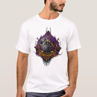Alien Head - purple T-Shirt
