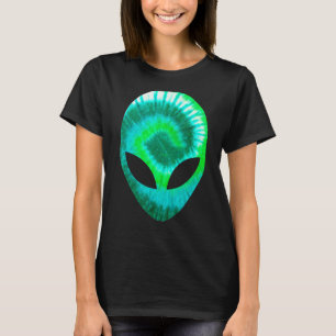 Alien Head Rave Extraterrestrial Martian - Techno T-Shirt