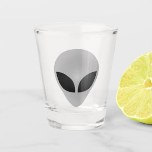 Alien Head Shot Glass