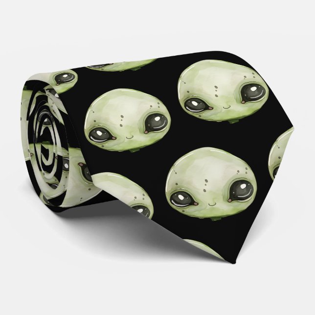 Alien Head Tie (Rolled)