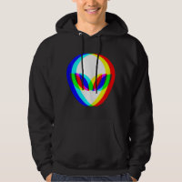 Alien Head Trippy Vaporwave Techno Rave EDM Music 