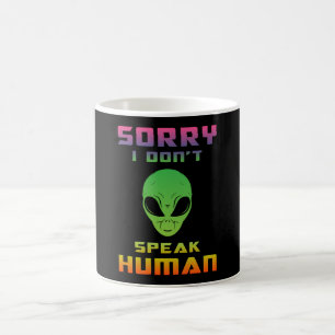 Alien Head Ufo Aliens Space Area 51 Funny Gift Coffee Mug