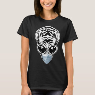 Alien Head UFO Face Mask I believe Aliens UFO T-Shirt