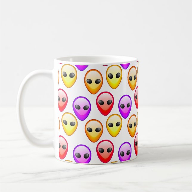 Alien Heads Mug (Left)