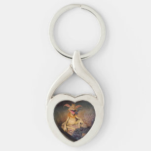 Alien Heart Keychain