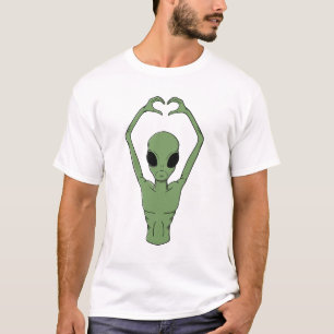 Alien Heart Pose T-Shirt