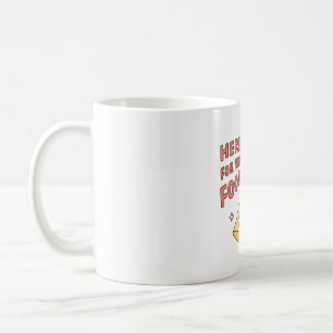 Alien Here For The Food Pizza Funny Doodle Coffee Mug