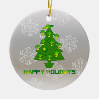 Alien Holiday Tree Ceramic Tree Decoration