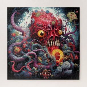 Alien Horror Creature Jigsaw Puzzle
