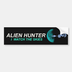 Alien Hunter Bumper Sticker