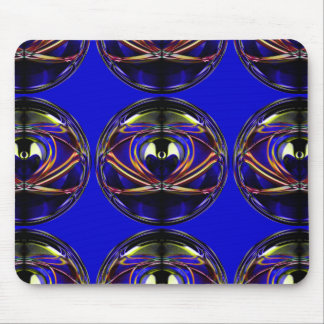 Alien-I Abstract Artistic Design Repeating Pattern Mouse Mat