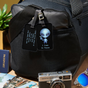 Alien – I Come In Peace Luggage Tag