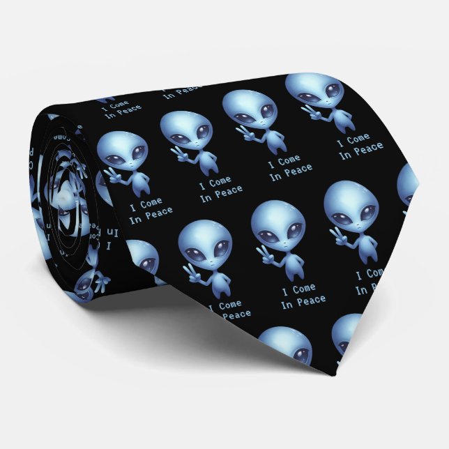 Alien – I Come In Peace   Tie (Rolled)