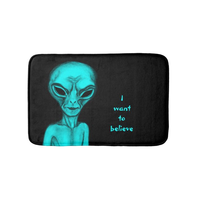 Alien , I want to believe Bath Mat (Front)