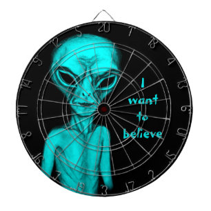 Alien , I want to believe Dartboard