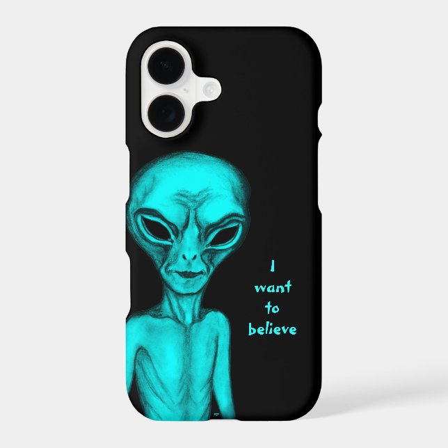 Alien , I want to believe iPhone Case (Back)