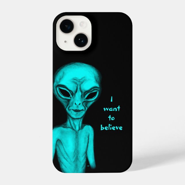 Alien , I want to believe iPhone Case (Back)