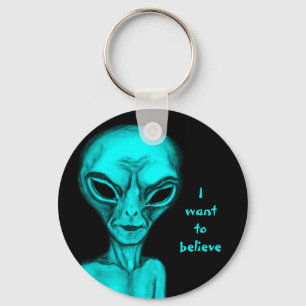 Alien , I want to believe Key Ring