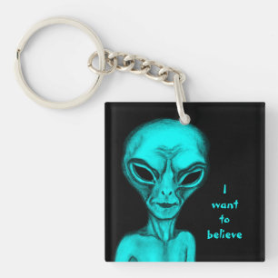 Alien , I want to believe Key Ring