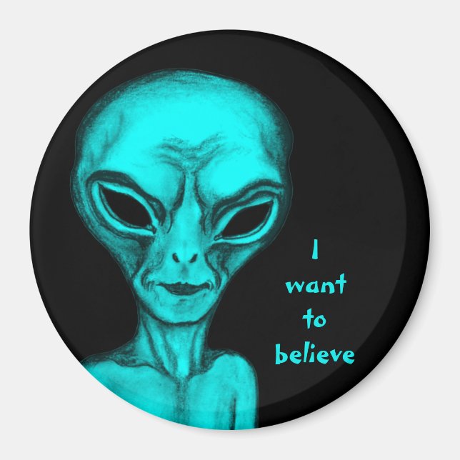 Alien , I want to believe Magnet (Front)