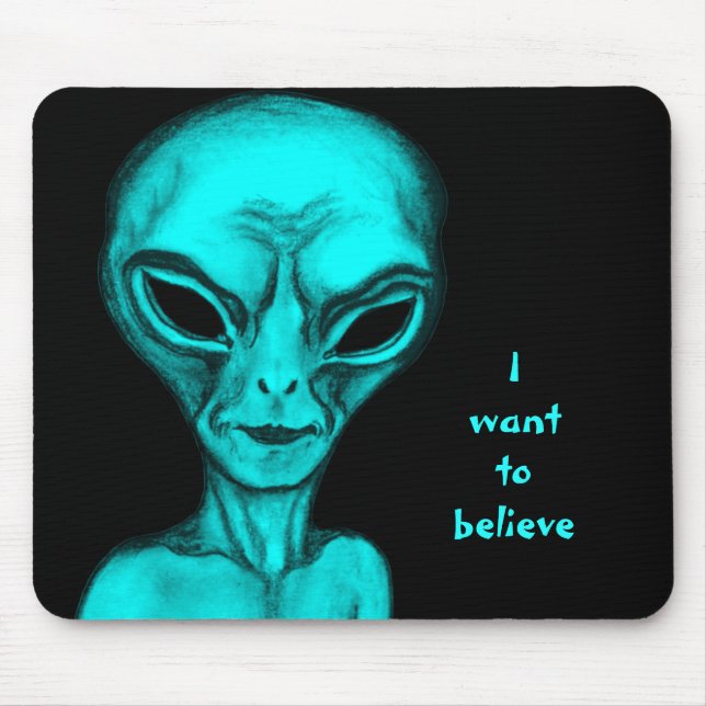 Alien , I want to believe Mouse Mat (Front)
